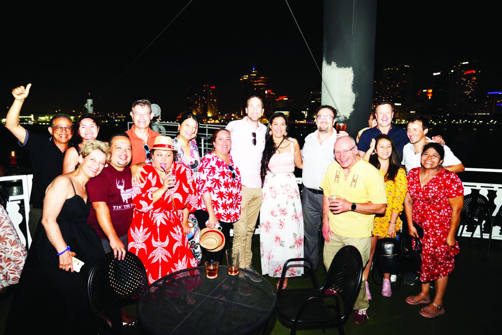 Party revellers make the most of the final evening of Maritime Week Americas 2023 - Bunkerspotted August/September 2023